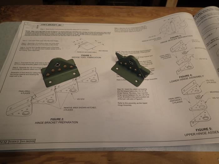 Completed Hinge Assemblies